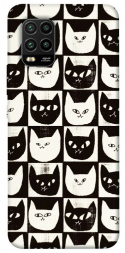 Чехол itsPrint Кошачьи шахматы для Xiaomi Mi 10 Lite