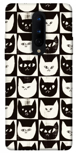 Чохол itsPrint Котячі шахи для OnePlus 8
