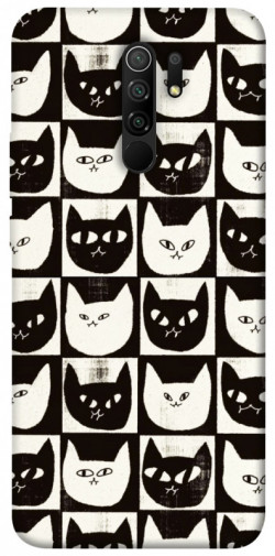 Чехол itsPrint Кошачьи шахматы для Xiaomi Redmi 9
