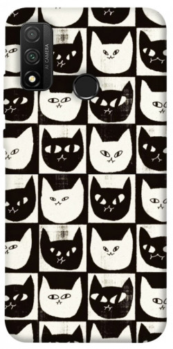 Чехол itsPrint Кошачьи шахматы для Huawei P Smart (2020)