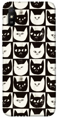 Чехол itsPrint Кошачьи шахматы для Xiaomi Redmi 9A