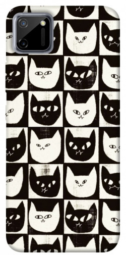 Чехол itsPrint Кошачьи шахматы для Realme C11