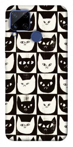 Чехол itsPrint Кошачьи шахматы для Realme C15