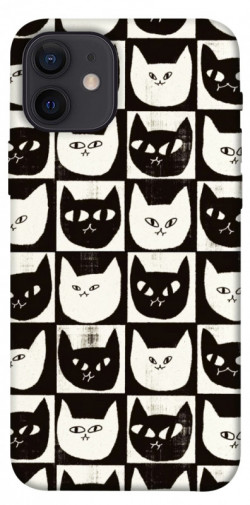 Чохол itsPrint Котячі шахи для Apple iPhone 12 Pro (6.1")