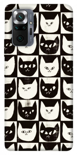 Чохол itsPrint Котячі шахи для Xiaomi Redmi Note 10 Pro