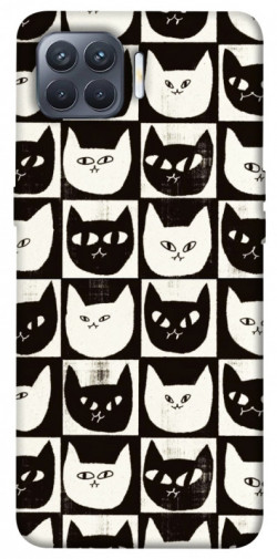 Чехол itsPrint Кошачьи шахматы для Oppo Reno 4 Lite