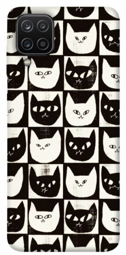 Чехол itsPrint Кошачьи шахматы для Samsung Galaxy A12