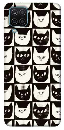 Чехол itsPrint Кошачьи шахматы для Samsung Galaxy A12