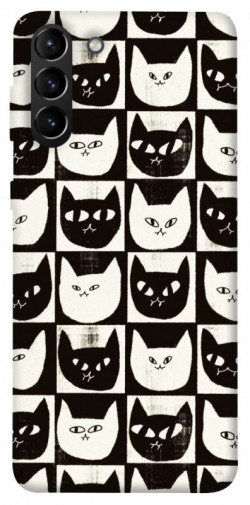 Чехол itsPrint Кошачьи шахматы для Samsung Galaxy S21+