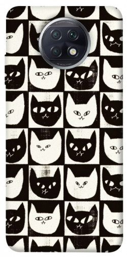 Чехол itsPrint Кошачьи шахматы для Xiaomi Redmi Note 9 5G / Note 9T
