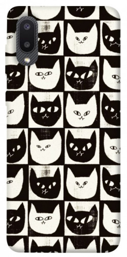 Чехол itsPrint Кошачьи шахматы для Samsung Galaxy A02