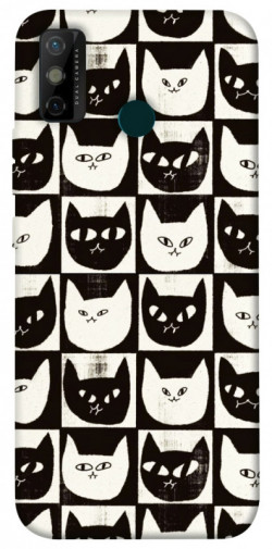 Чохол itsPrint Котячі шахи для TECNO Spark 6 Go