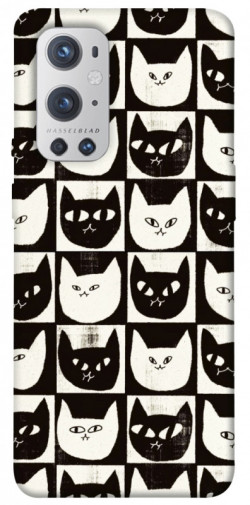 Чехол itsPrint Кошачьи шахматы для OnePlus 9 Pro