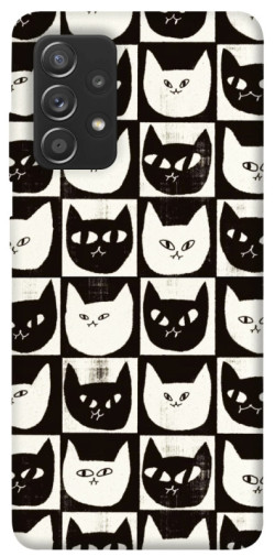 Чехол itsPrint Кошачьи шахматы для Samsung Galaxy A72 4G / A72 5G