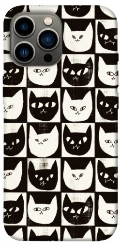 Чохол itsPrint Котячі шахи для Apple iPhone 13 Pro Max (6.7")