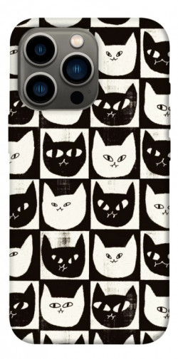 Чохол itsPrint Котячі шахи для Apple iPhone 13 Pro (6.1")
