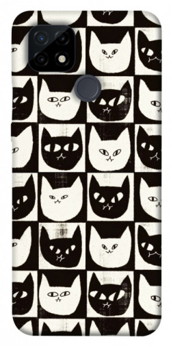 Чохол itsPrint Котячі шахи для Realme C21