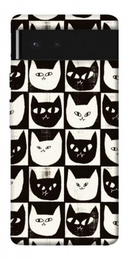 Чехол itsPrint Кошачьи шахматы для Google Pixel 6