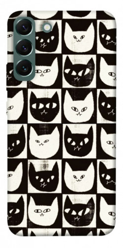 Чехол itsPrint Кошачьи шахматы для Samsung Galaxy S22+