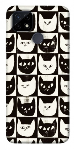 Чехол itsPrint Кошачьи шахматы для Realme C21Y