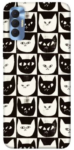 Чохол itsPrint Котячі шахи для TECNO Spark 8P