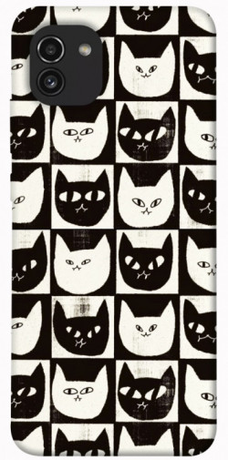 Чехол itsPrint Кошачьи шахматы для Samsung Galaxy A03
