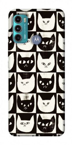 Чохол itsPrint Котячі шахи для Motorola Moto G60
