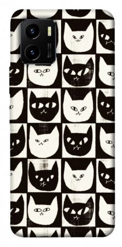 Чохол itsPrint Котячі шахи для Vivo Y15s