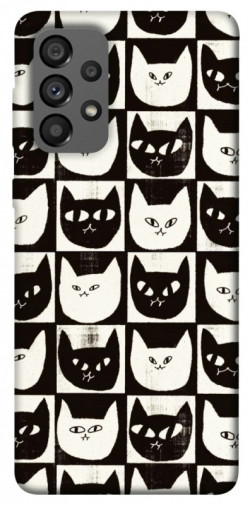 Чехол itsPrint Кошачьи шахматы для Samsung Galaxy A73 5G
