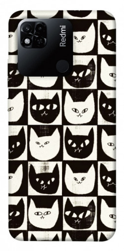 Чехол itsPrint Кошачьи шахматы для Xiaomi Redmi 10A
