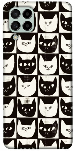 Чехол itsPrint Кошачьи шахматы для Samsung Galaxy M53 5G