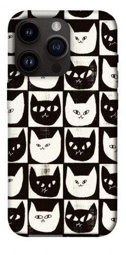 Чохол itsPrint Котячі шахи для Apple iPhone 14 Pro (6.1")