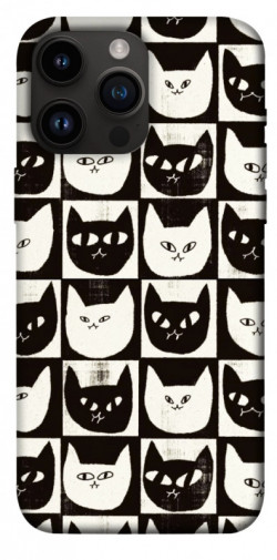 Чохол itsPrint Котячі шахи для Apple iPhone 14 Pro Max (6.7")