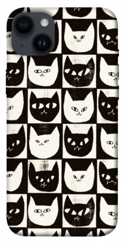 Чохол itsPrint Котячі шахи для Apple iPhone 14 Plus (6.7")