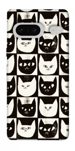 Чехол itsPrint Кошачьи шахматы для Google Pixel 7
