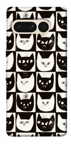 Чехол itsPrint Кошачьи шахматы для Google Pixel 7 Pro