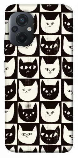 Чохол itsPrint Котячі шахи для Xiaomi Poco M5