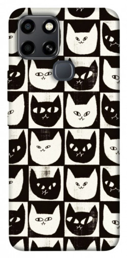 Чехол itsPrint Кошачьи шахматы для Infinix Smart 6