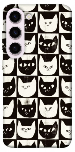 Чехол itsPrint Кошачьи шахматы для Samsung Galaxy S23+