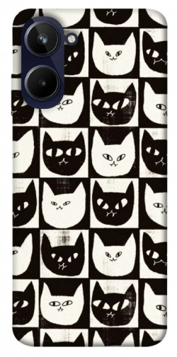 Чохол itsPrint Котячі шахи для Realme 10 4G