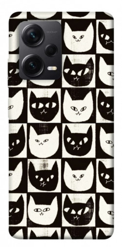 Чохол itsPrint Котячі шахи для Xiaomi Redmi Note 12 Pro+ 5G