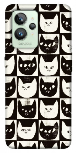 Чохол itsPrint Котячі шахи для Realme GT2