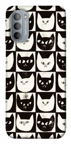 Чохол itsPrint Котячі шахи для Motorola Moto G31