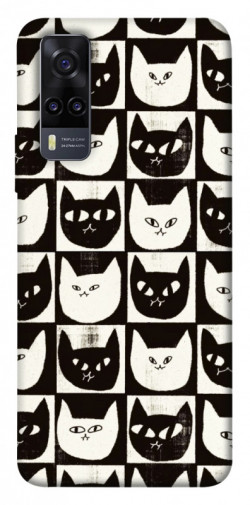 Чохол itsPrint Котячі шахи для Vivo Y31