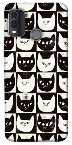 Чохол itsPrint Котячі шахи для Nokia G11 Plus