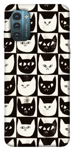 Чехол itsPrint Кошачьи шахматы для Nokia G21
