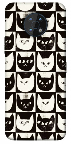 Чехол itsPrint Кошачьи шахматы для Nokia G50