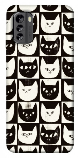 Чехол itsPrint Кошачьи шахматы для Nokia G60