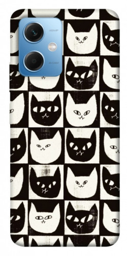 Чехол itsPrint Кошачьи шахматы для Xiaomi Poco X5 5G