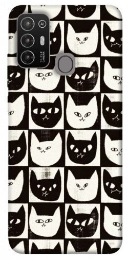 Чехол itsPrint Кошачьи шахматы для ZTE Blade A52